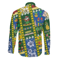 Solomon Islands Christmas Family Matching Mermaid Dress and Hawaiian Shirt Festive Beach Vibes - Polynesian Pride