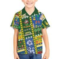 Solomon Islands Christmas Family Matching Summer Maxi Dress and Hawaiian Shirt Festive Beach Vibes - Polynesian Pride