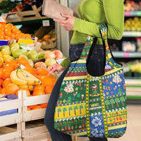 Solomon Islands Christmas Grocery Bag Festive Beach Vibes - Polynesian Pride