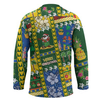 Solomon Islands Christmas Hockey Jersey Festive Beach Vibes LT05 - Polynesian Pride