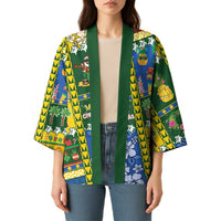 Solomon Islands Christmas Kimono Festive Beach Vibes - Polynesian Pride