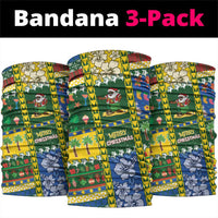 Solomon Islands Christmas Neck Gaiter Festive Beach Vibes - Polynesian Pride