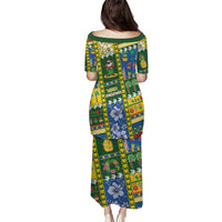 Solomon Islands Christmas Puletasi Festive Beach Vibes - Polynesian Pride