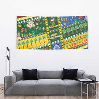 Solomon Islands Christmas Tapestry Festive Beach Vibes - Polynesian Pride