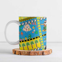 Tuvalu Christmas Ceramic Mug Festive Beach Vibes - Polynesian Pride