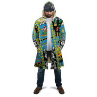 Tuvalu Christmas Cloak Festive Beach Vibes - Polynesian Pride