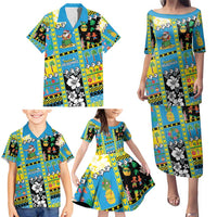 Tuvalu Christmas Family Matching Puletasi and Hawaiian Shirt Festive Beach Vibes LT05 - Polynesian Pride