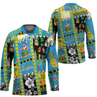 Tuvalu Christmas Hockey Jersey Festive Beach Vibes LT05 - Polynesian Pride
