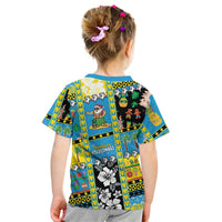 Tuvalu Christmas Kid T Shirt Festive Beach Vibes LT05 - Polynesian Pride