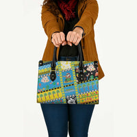 Tuvalu Christmas Leather Bag Festive Beach Vibes - Polynesian Pride