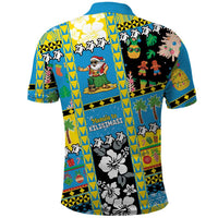 Tuvalu Christmas Polo Shirt Festive Beach Vibes LT05 - Polynesian Pride