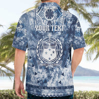 Samoa 685 Hawaiian Shirt Polynesian Pattern Tie Dye Style LT05 - Polynesian Pride