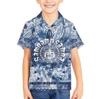 Samoa 685 Hawaiian Shirt Polynesian Pattern Tie Dye Style LT05 - Polynesian Pride