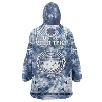 Samoa 685 Wearable Blanket Hoodie Polynesian Pattern Tie Dye Style LT05 - Polynesian Pride