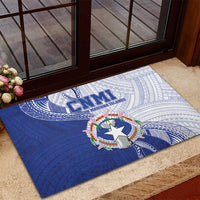 Northern Mariana Islands Rubber Doormat CNMI Seal LT05 - Polynesian Pride