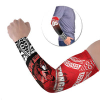 Custom Rugby Tonga MMT Arm Sleeves Mana O Tonga - Polynesian Pride