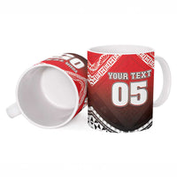 Custom Rugby Tonga MMT Ceramic Mug Mana O Tonga - Polynesian Pride