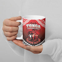 Custom Rugby Tonga MMT Ceramic Mug Mana O Tonga - Polynesian Pride