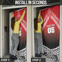 Custom Rugby Tonga MMT Door Cover Mana O Tonga - Polynesian Pride