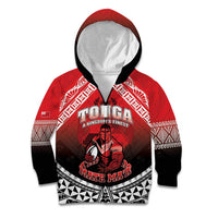 Custom Rugby Tonga MMT Kid Hoodie Mana O Tonga - Polynesian Pride