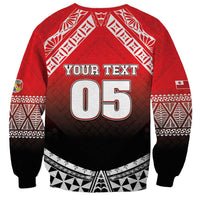 Custom Rugby Tonga MMT Sweatshirt Mana O Tonga - Polynesian Pride