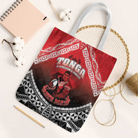 Rugby Tonga MMT Tote Bag Mana O Tonga LT05 White Strap One Size Red - Polynesian Pride