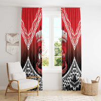 Rugby Tonga MMT Window Curtain Mana O Tonga - Polynesian Pride
