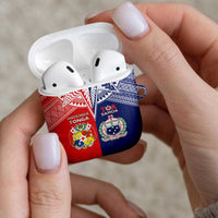 Rugby Samoa And Tonga AirPods Case Toa Samoa With Mate Maa - Polynesian Pride