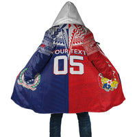 Custom Rugby Samoa And Tonga Cloak Toa Samoa With Mate Maa - Polynesian Pride