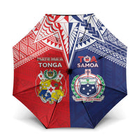 Rugby Samoa And Tonga Umbrella Toa Samoa With Mate Maa - Polynesian Pride
