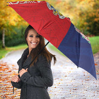 Rugby Samoa And Tonga Umbrella Toa Samoa With Mate Maa - Polynesian Pride