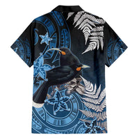 New Zealand Huia Bird Hawaiian Shirt Aotearoa Maori Pattern LT05 - Polynesian Pride