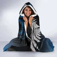 New Zealand Huia Bird Hooded Blanket Aotearoa Maori Pattern LT05 - Polynesian Pride