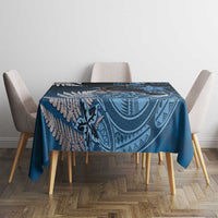 New Zealand Huia Bird Tablecloth Aotearoa Maori Pattern LT05 - Polynesian Pride