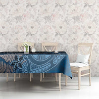 New Zealand Huia Bird Tablecloth Aotearoa Maori Pattern LT05 - Polynesian Pride