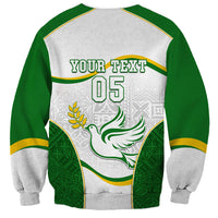 Custom Tailevu Rugby Sweatshirt Fiji Tapa Pattern LT05 - Polynesian Pride