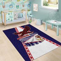 American Samoa Flag Day Area Rug Flag Style