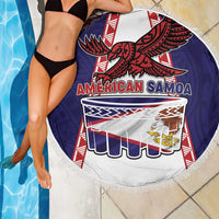 American Samoa Flag Day Beach Blanket Flag Style