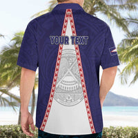 Personalised American Samoa Flag Day Hawaiian Shirt Flag Style
