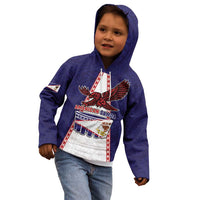 Personalised American Samoa Flag Day Kid Hoodie Flag Style