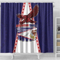 American Samoa Flag Day Shower Curtain Flag Style