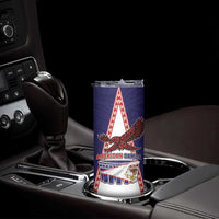 Personalised American Samoa Flag Day Skinny Tumbler Flag Style