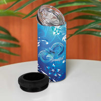 Polynesia Autism Awareness 4 in 1 Can Cooler Tumbler Be In Awe Of My 'Tism LT05 - Polynesian Pride