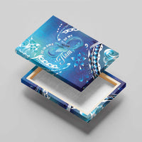 Polynesia Autism Awareness Canvas Wall Art Be In Awe Of My 'Tism LT05 - Polynesian Pride