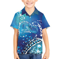 Polynesia Autism Awareness Hawaiian Shirt Be In Awe Of My 'Tism LT05 - Polynesian Pride