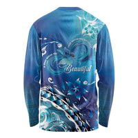 Polynesia Autism Awareness Long Sleeve Shirt Be In Awe Of My 'Tism LT05 - Polynesian Pride