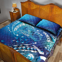 Polynesia Autism Awareness Quilt Bed Set Be In Awe Of My 'Tism LT05 - Polynesian Pride