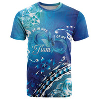 Polynesia Autism Awareness T Shirt Be In Awe Of My 'Tism