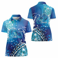 Polynesia Autism Awareness Women Polo Shirt Be In Awe Of My 'Tism