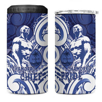 Guam Chief Kepuha 4 in 1 Can Cooler Tumbler Chamorro Pride